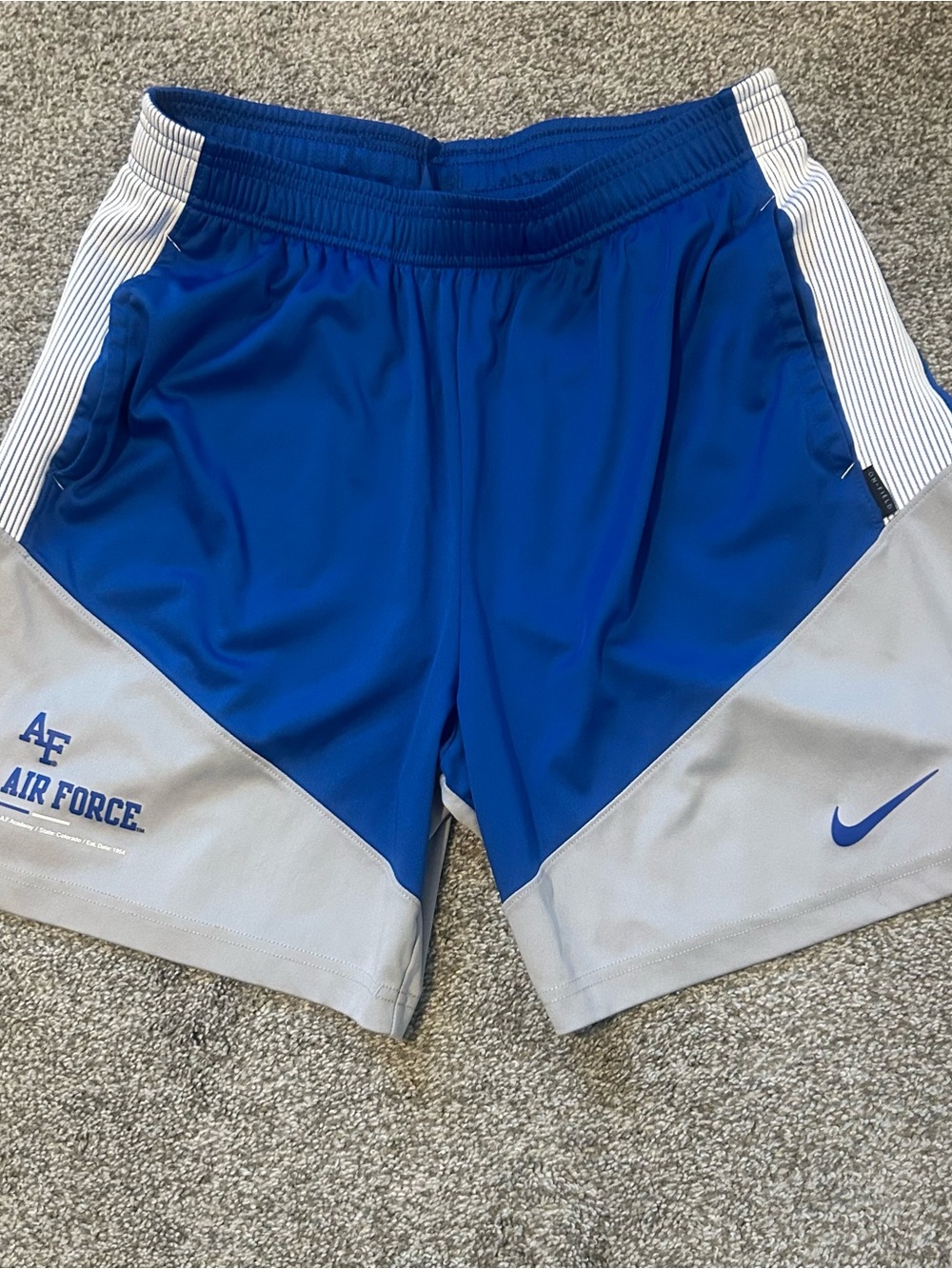 Nike Air Force Academy Falcons On Field Shorts Mens M Blue Issued USAFA